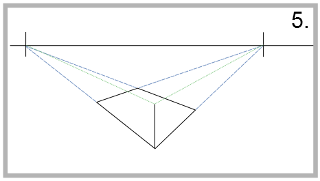 drawing two-point perspective